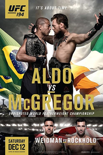UFC 194 Event Poster