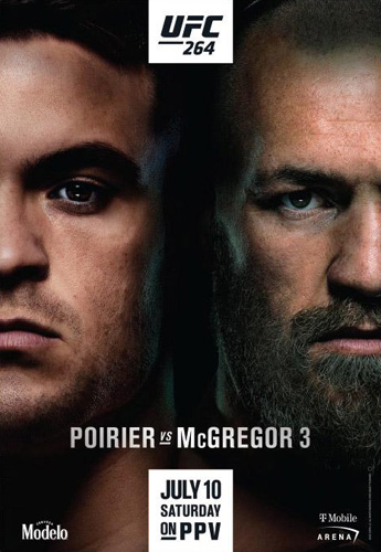 UFC 264 Event Poster